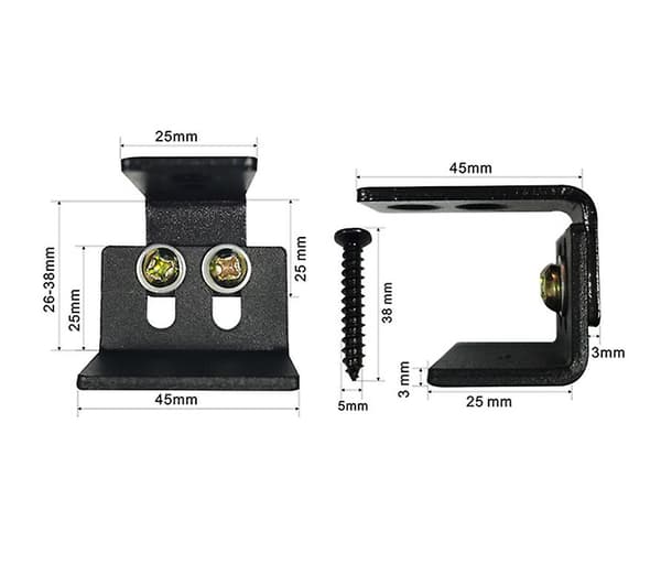 2,5-3,5 cm Låge Dør Gulvguide, Nederste Skydedørsguide, Skydedør Låge Guide