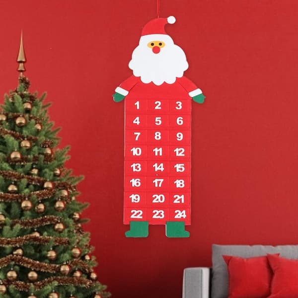 1 stykke filt julekalender for eldre