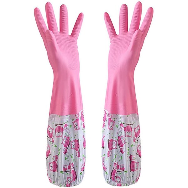 Long Rubber Pond and Drain Gloves - Household and Garden Chores,