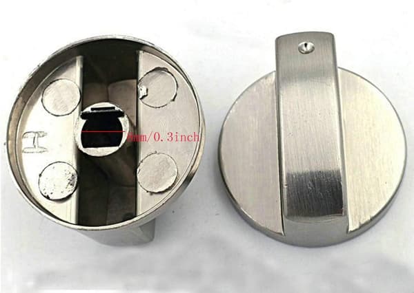 6 stk (0 grader, 8 mm) Gassknapp, Universal Sinkerotasjonbryterkontroll