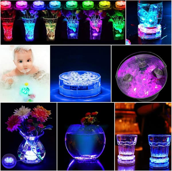 Fargerike dekorative landskapslys Vanntette LED-lyssett