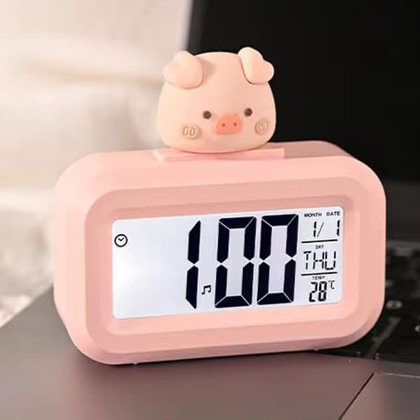 Digital klocka temperaturdisplay stor skärm mini storlek elektron