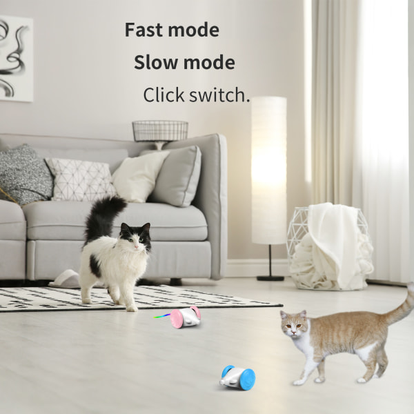 1 intelligent lysande mus katt leksak bettbeständig husdjursleksak