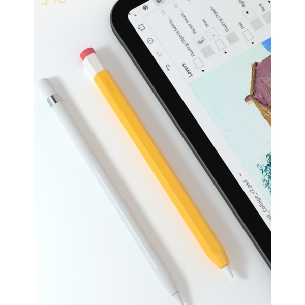 Apple Pencil 1. sukupolven silikonikuori, klassinen muotoilu