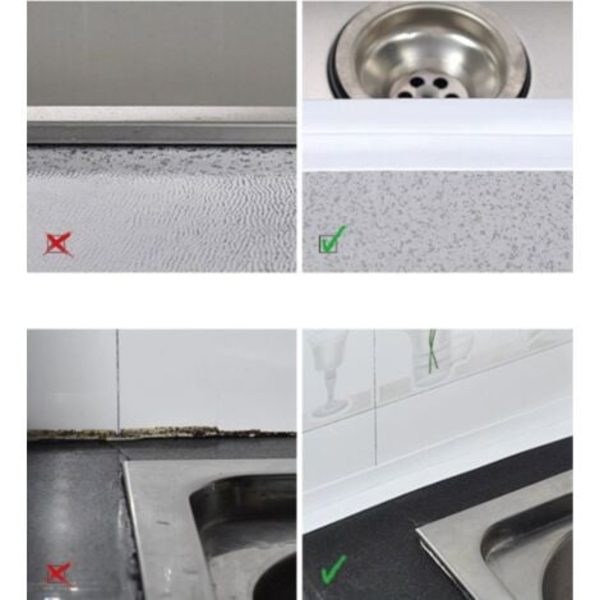 3,2m x 3,8cm, bruse- eller badekarsforsegling