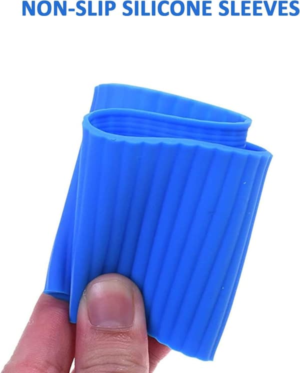 6 Återanvändbara Kaffe Koppar Silikonöverdrag Värmebeständigt Skyddande