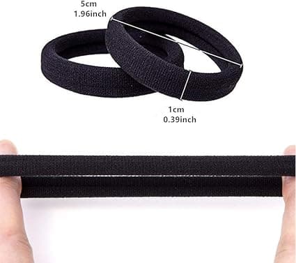 30 STK Elastiska Hårband med Snöre Stretch Kvinnor Flickor Tjocka