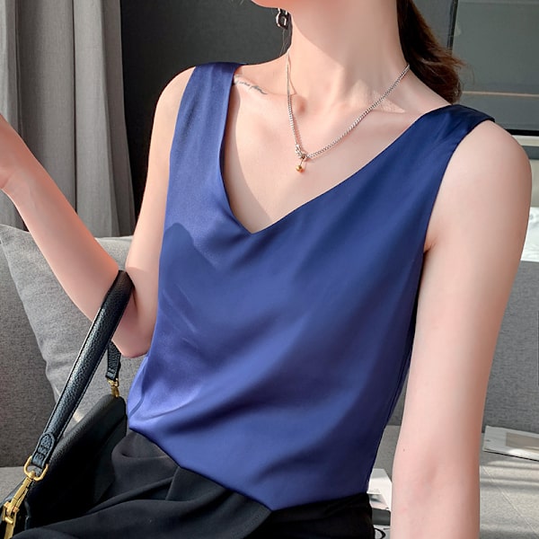 Acetat camisole underkläder för kvinnor, underdel med kostym