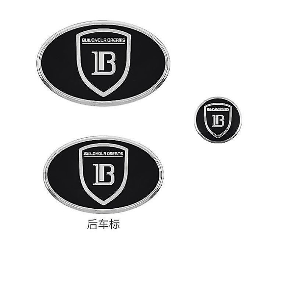 Høj kvalitet Hybrid bil logo, høj kvalitet, logo modifikation, til Byd S7 S6 F3 E2 F6 G5 Song L3 Tang F0 G3 G6 Guld front etiket