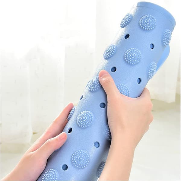 PVC Antiskli Bad Dusjmatte (Blå, 70x36 cm)