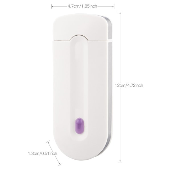 1 stk. Epilator Blåt Lys Inducering Damebarbermaskine Inducering