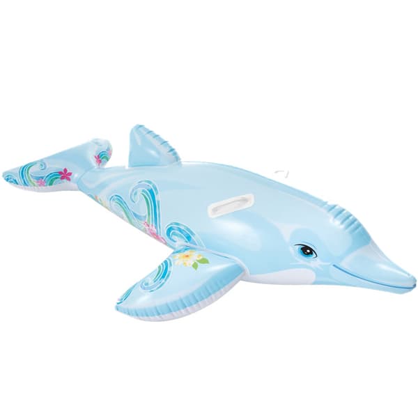 Liten Delfin Mount Flytende rad barn oppblåsbar Vann Delfin