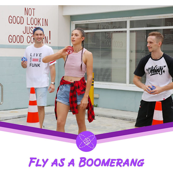 Flygande leksaker för åldrarna 8-13, 2024 magisk svävande klotboll med lampor, Boomerang Fidget Spinner Drone