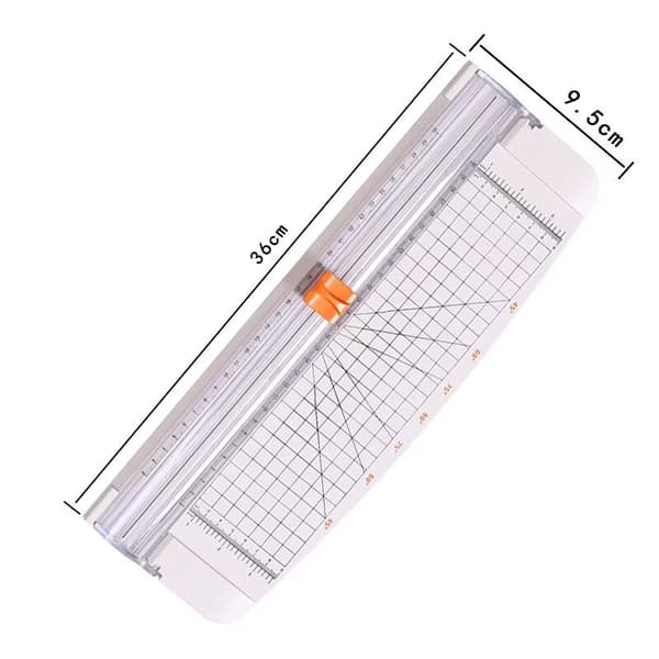 1 stk (Hvit) A4 Papirkutter, Papirtrimmer Guillotin med