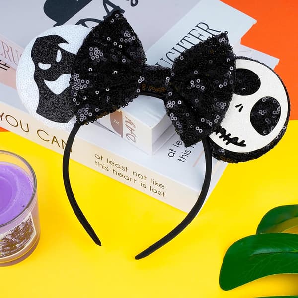 Museører, Sequin Museører Pandebånd til Drenge Piger Kvinder halloween