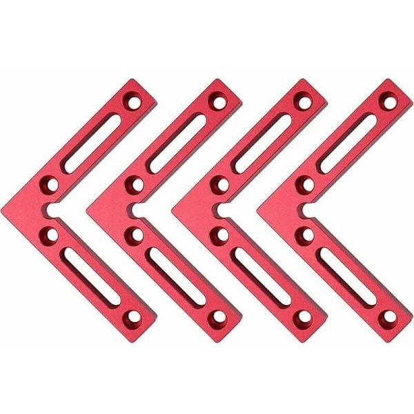 Aluminiumlegering 90 graders positioneringsfästen 4,7\" x 4,7\" L-typ