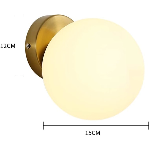 Taklampe kreativ kunst ball vegglampe sirkel lys egnet for