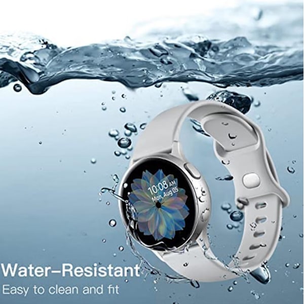 Silikoniranneke yhteensopiva Samsung Galaxy Watch Active 2:n kanssa