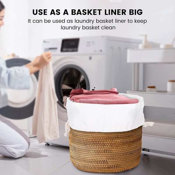 65x45cm Vasketøjskurv til beskidt eller rent tøj, foldbar, ultrakapacitet, åndbar til opbevaring af tøj, legetøj til hjemmet