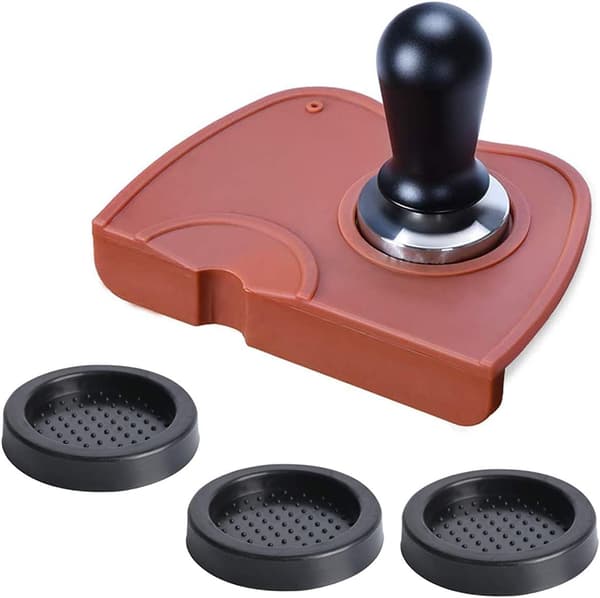 4-pack Silikonkaffepressplattor, Pulverhammarplattor, Halksäkra