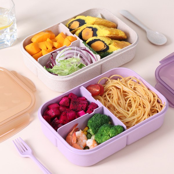 Bento Box, Kids Bento Box, Läcksäker Lunchbox Idealisk för