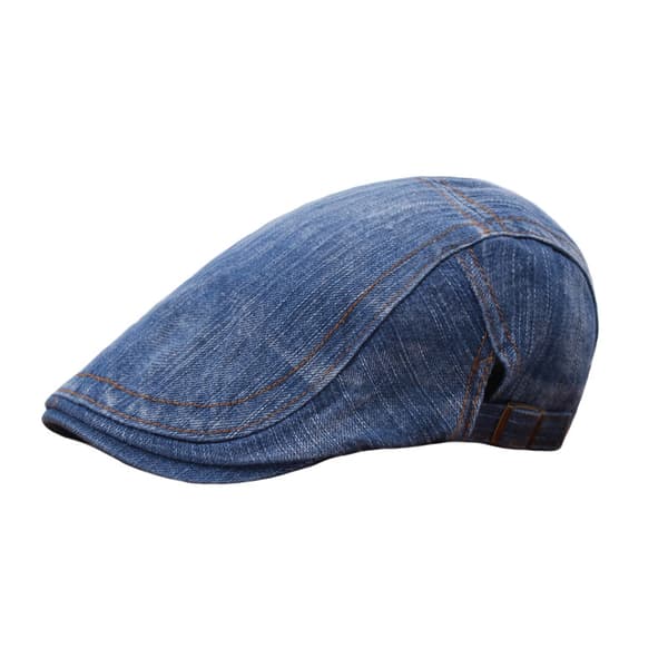 1 st enkel solhatt herr solhatt tvättad denim ankdunk