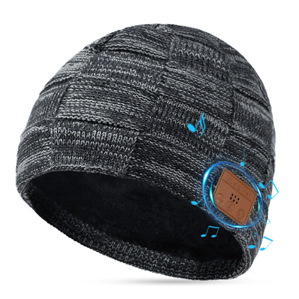 Bluetooth Beanies Julegave, Unisex Vinter Ski Vindtæt