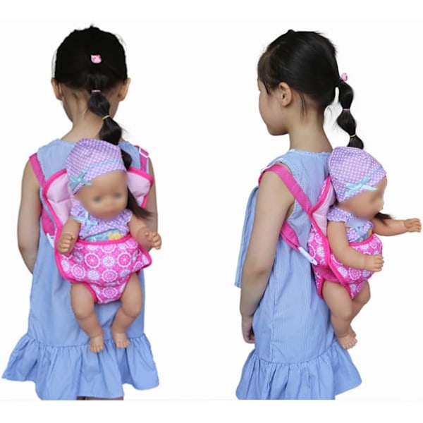 Baby Dolls Carrier Backpack Doll Accessories Front and Back Carri