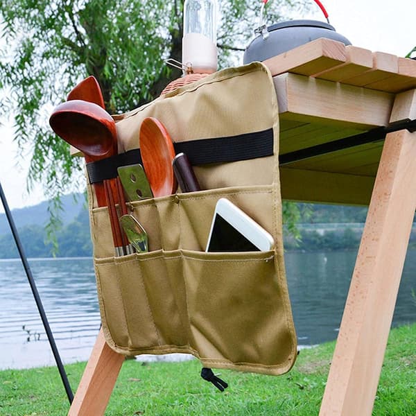 Oppbevaringspose for campingbestikk