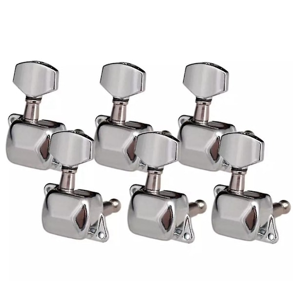 6r Semiclosed Gitar Tuning Peg Keys Tuners Machine Head Elektrisk