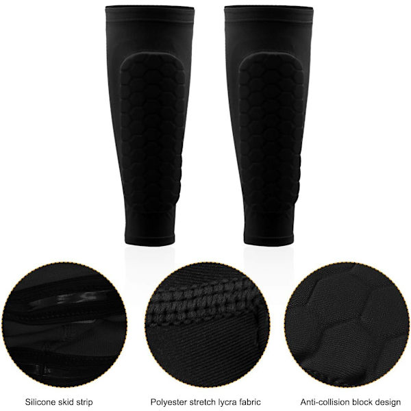 1 Pari Jalkapallo Shin Guard -Sukkia, Suojaa Jalkaa, Hengittävä Shin