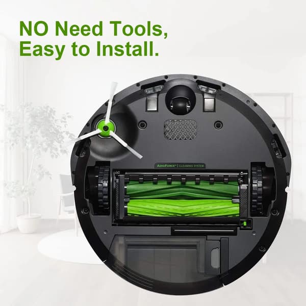4 stk. Erstatningstilbehør Hovedbørste for iRobot Roomba i7 i7+