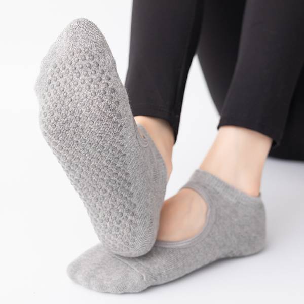 2 Paria - Naisten Tummansiniset Liukumattomat Jooga-Sukat Pilates-, Barre-,