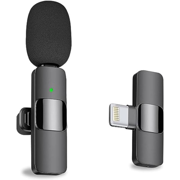 Trådlös Professionell Lavaliermikrofon för iPhone, iPad -