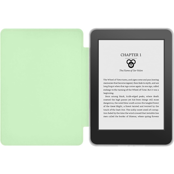 6-tommer Kindle-etui (11. generation - 2024), Ultraklart, Blødt, Fleksibelt, Transparent, TPU-bagside med automatisk dvaletilstand