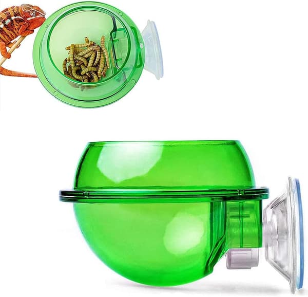 2-pack Reptilmatare, Reptilsugkoppar, Reptilvattenkopp