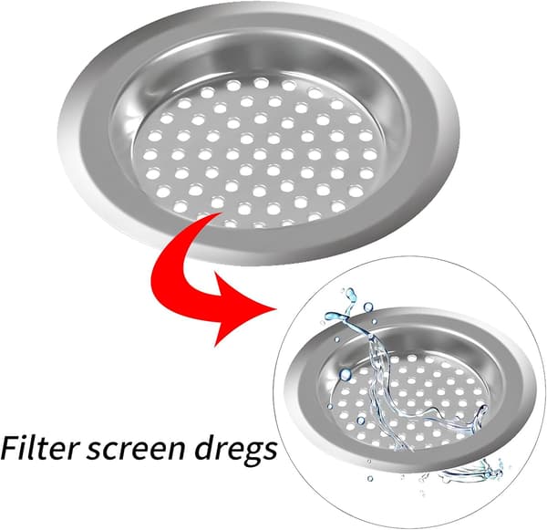 2 st Köksho Strainer, Rostfritt Stål Köksho Strainer,