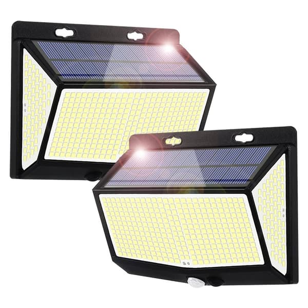 Solcellelamper til utendørs hage, 468LED solcellehagelamper,