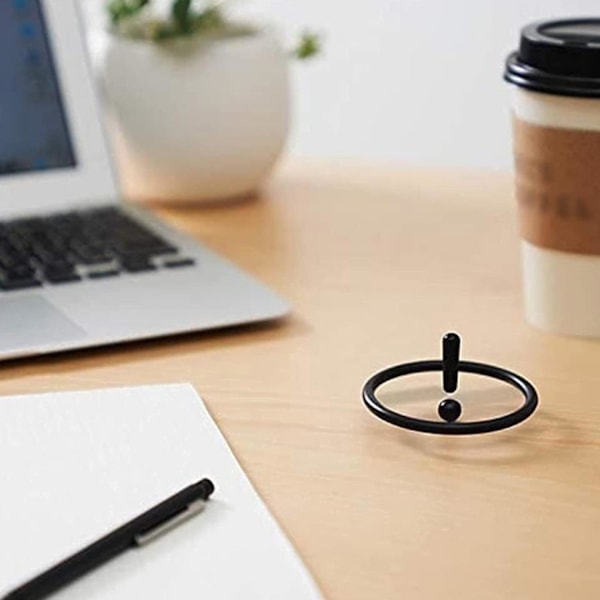 Nyhet Utropstecken Snurrande Topp Leksak, Evig Cirkel Fidget Spinner Upphängd Utropstecken Leksaker, Rolig Födelsedag