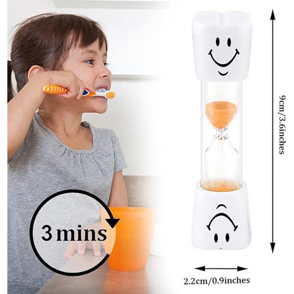 8-delad sandtimer för barn, kökstimer, sandtimer