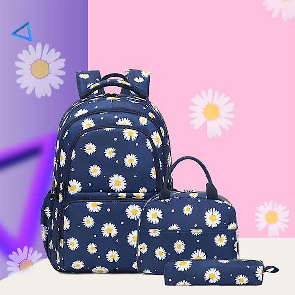Rygsæk til folkeskoleelever - Daisy Prints