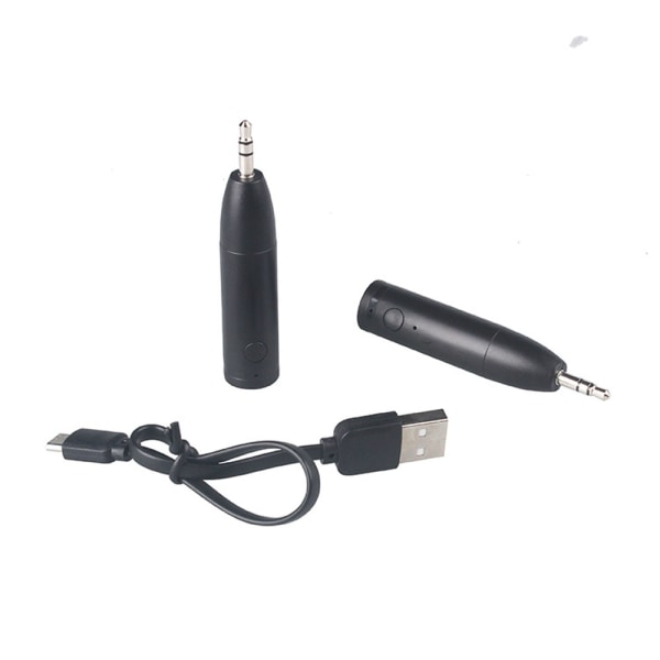 BT2 st. Svart Bluetooth Ljudmottagare, Luetooth 5.0 Mottagare,