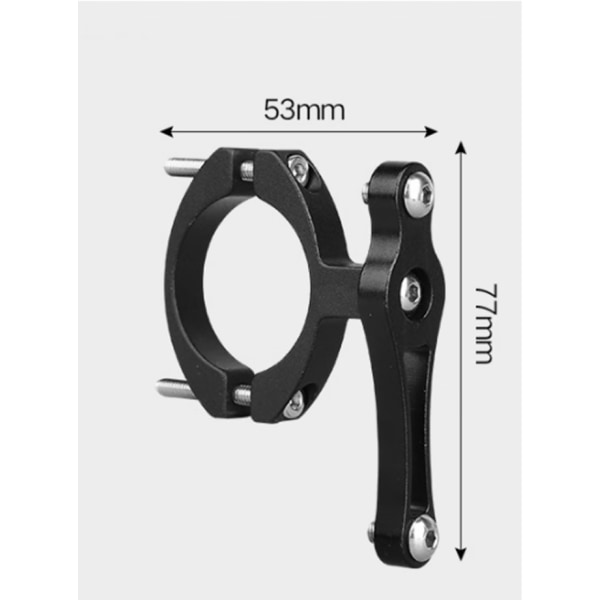 Cykelvattenflaskehållare Adapter, Aluminiumlegering MTB Vattenflaskehållare