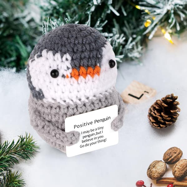 1 neulottu pingviinilelu