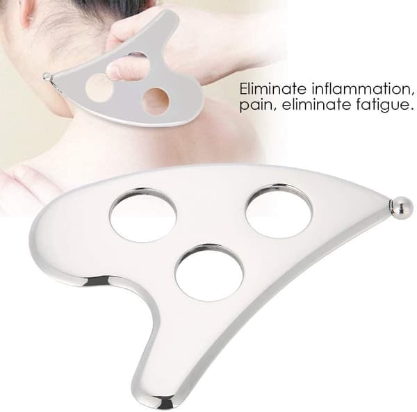 Gua Sha -kaavin, Ruostumaton Teräs Gua Sha -kaavin Hieronta