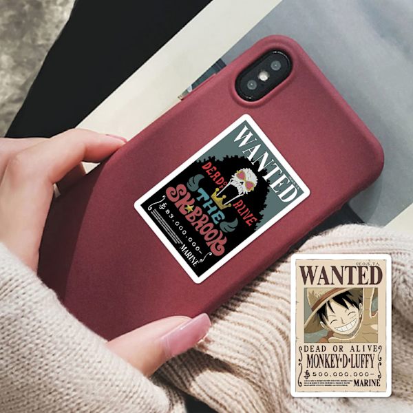 80 anime One Piece-klistremerker