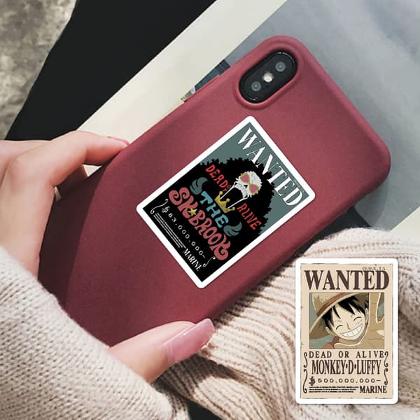 80 stykker anime One Piece posterstickers