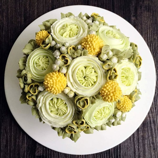 3 stk. Austin Rose Sprøjtetips, Rustfrit Stål Blomsterblad Tips