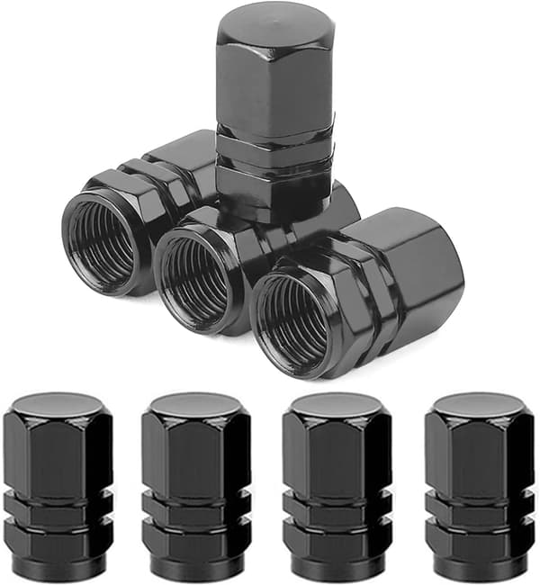 8 stk. Aluminiums Dekkventilhetter - Dekkventilhetter - A