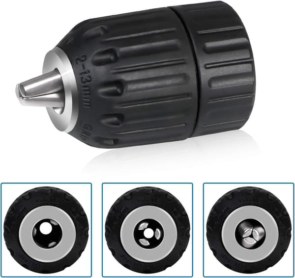 Borrchuck, Snabbkoppling Impulsmejsel Adapter 1,5-13mm, Snabb